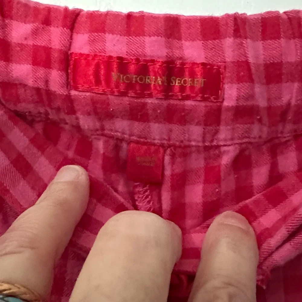☑️Victoria's Secret Red Checkered Pajama Pants